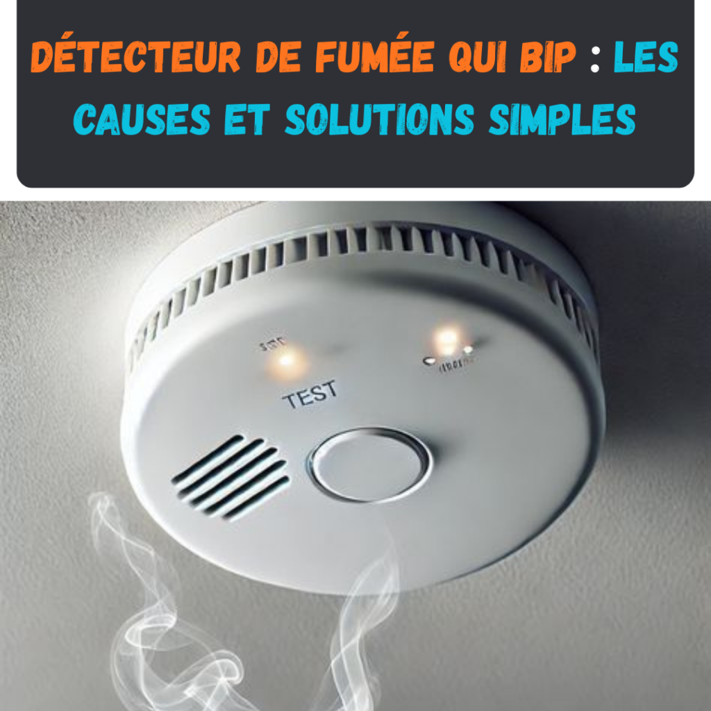 détecteur de fumée qui bip les causes et solutions simples