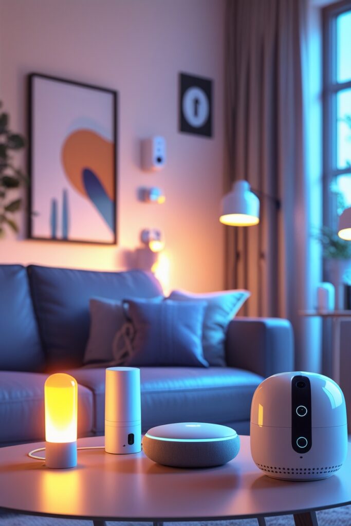 Domotique Maison : 10 Idées Simples Pour Rendre Votre Maison Intelligente phoenix 10 a modern smart home interior showing connected devi 0