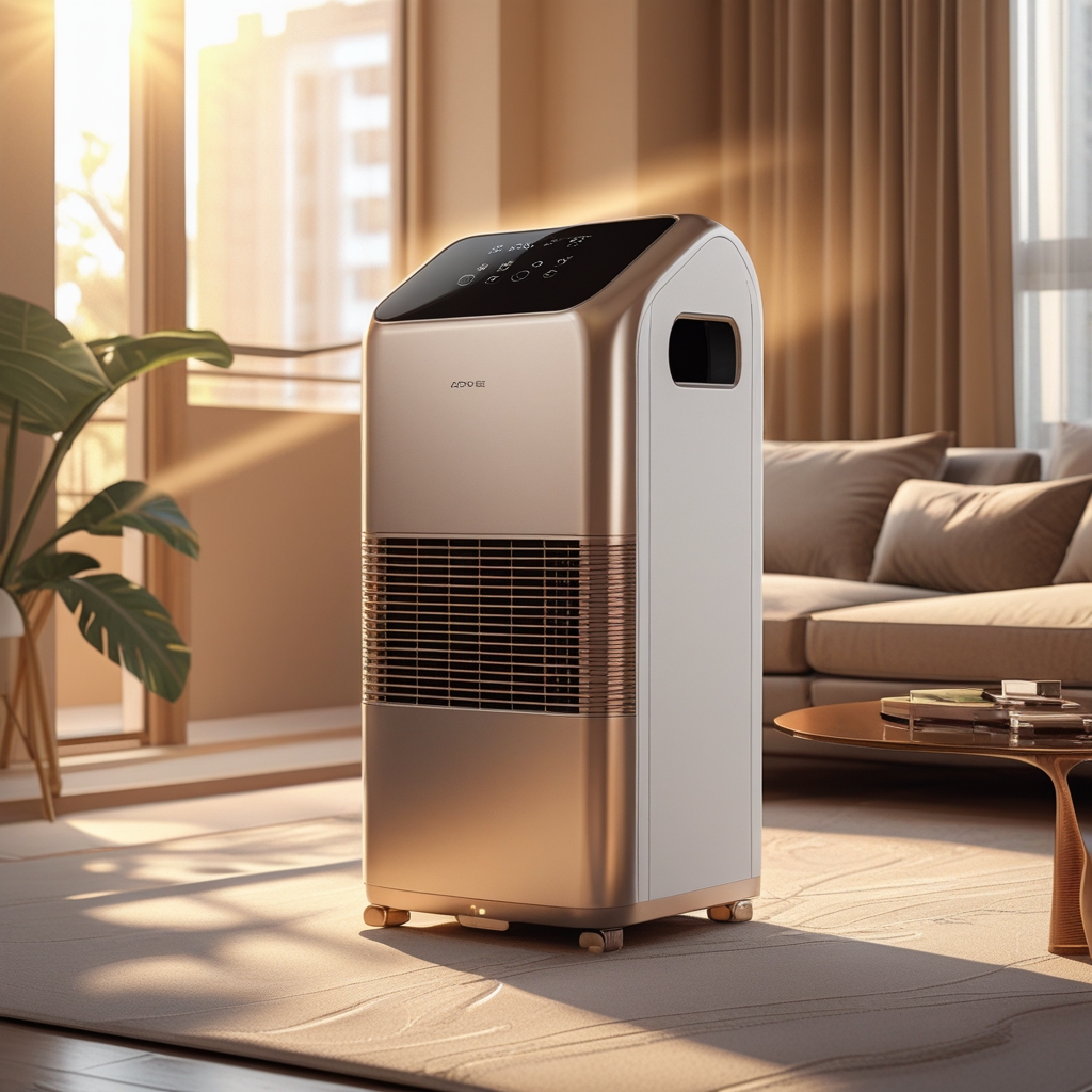 phoenix 10 modern portable air conditioner with a sleek metall 0