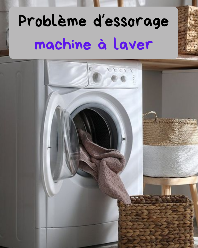 problème d’essorage machine à laver