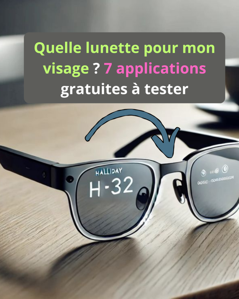 quelle lunette pour mon visage 7 applications gratuites à tester