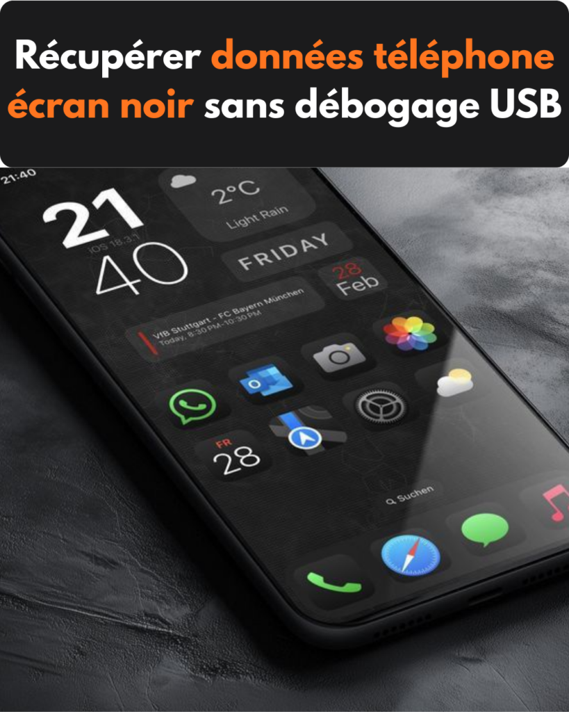 comment Récupérer données téléphone écran noir sans débogage USB récupérer données téléphone écran noir sans débogage usb