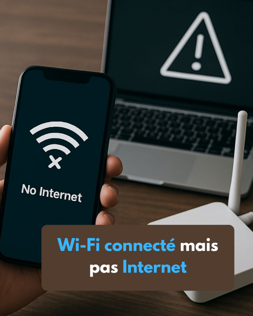 wi fi connecté mais pas internet