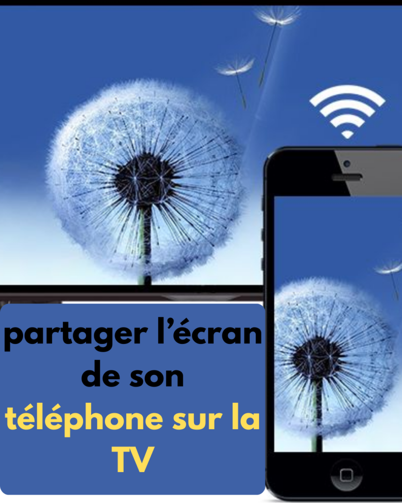 partager l’écran de son téléphone sur la tv