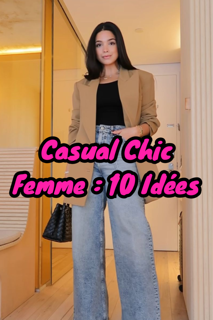 casual chic femme 10 idées