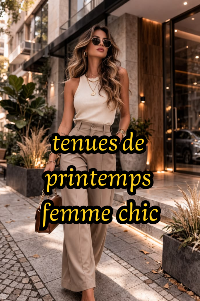 tenues de printemps femme chic