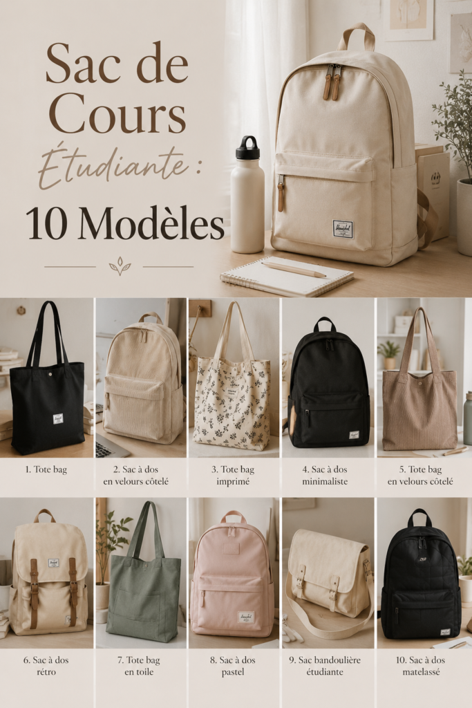 Sac de Cours Étudiante : 10 Modèles Tendance et Pratiques chatgpt image 13 mai 2026, 22 45 36
