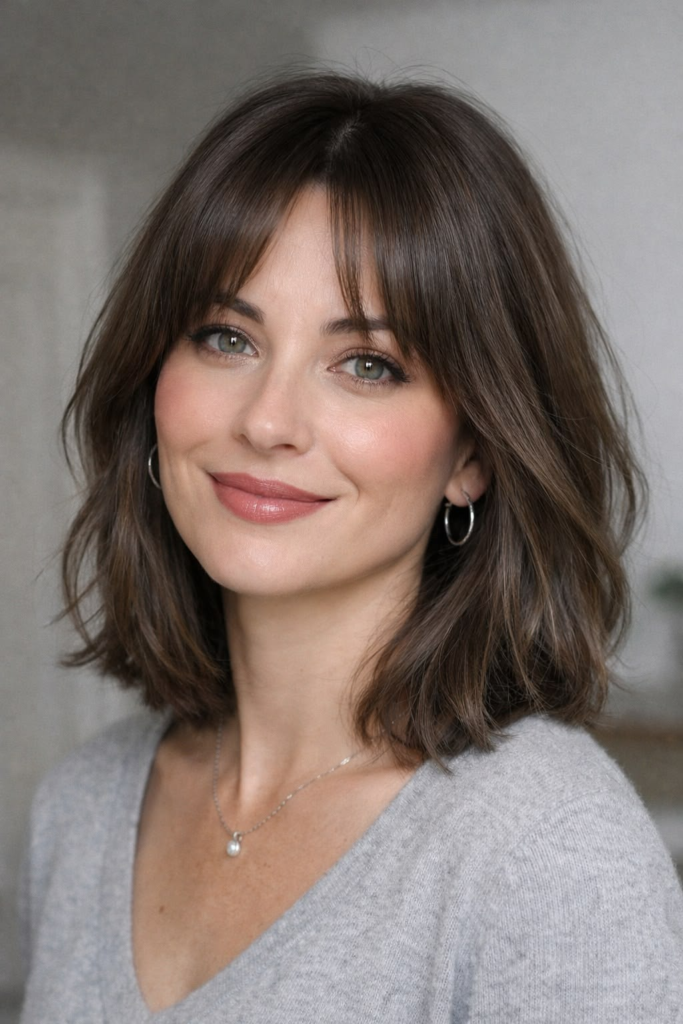 Idées coupe cheveux épaule dégradé pour femme stylée image