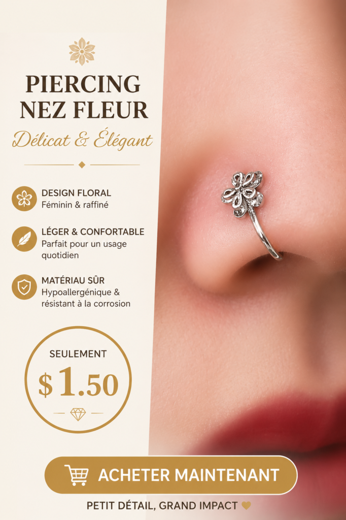 7 Piercing Nez Femme : Idées Tendance et Élégantes image