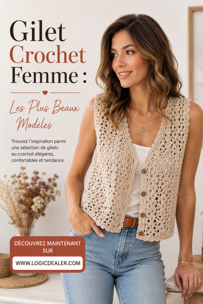 Gilet Crochet Femme : Les Plus Beaux Modèles à Adopter ebd1fdc4 b861 4641 8a10 f0fa9d5283a6