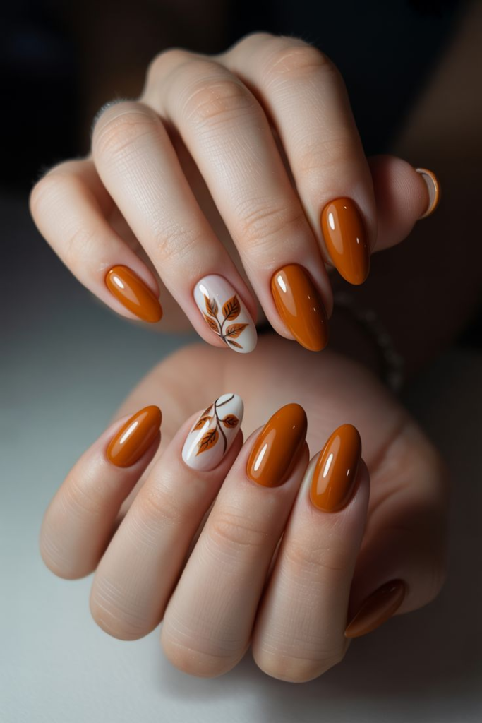 10 Idées de Couleur Ongle Automne pour un Look Élégant image