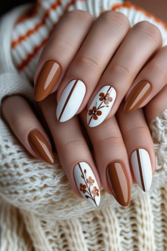 10 Idées de Couleur Ongle Automne pour un Look Élégant image