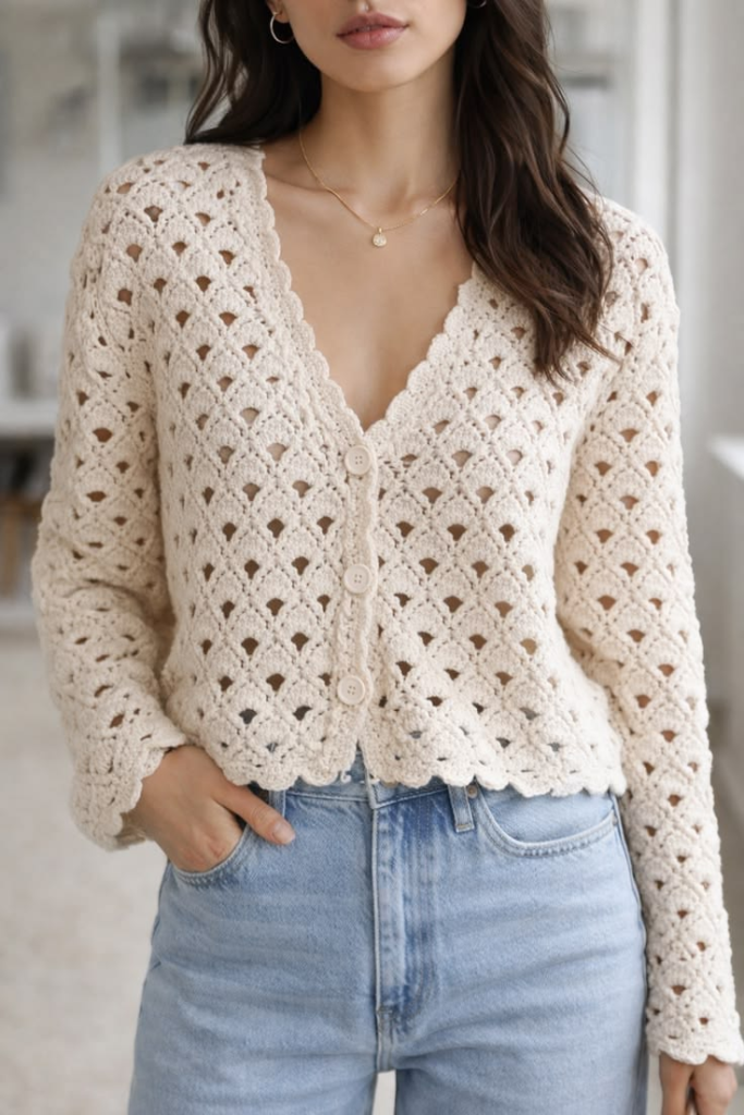 Gilet Crochet Femme : Les Plus Beaux Modèles à Adopter image